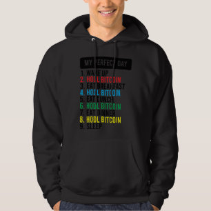 Bitcoin HODL Meme BTC Idea for a Bitcoiner Hoodie