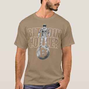 Bitcoin Hodler As Crypto Astronaut In Crypto Unive T-Shirt