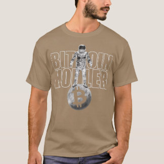 Bitcoin Hodler As Crypto Astronaut In Crypto Unive T-Shirt