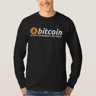 BITCOIN In Cryptocurrency We Trust Crypto Digital T-Shirt
