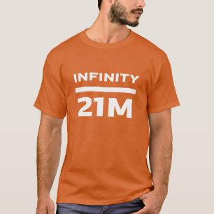 Bitcoin Infinity divided by 21 Million T-Shirt
