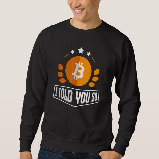 Bitcoin Its Time For Plan B Btc Crypto Und Bitcoin Sweatshirt (Front)