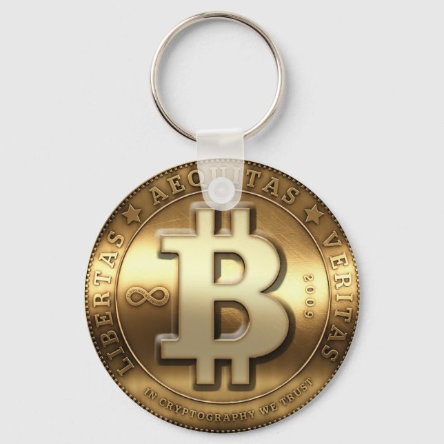 Bitcoin Key Hanger Ring (Front)