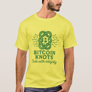 Bitcoin Knots T-Shirt – “Code with Integrity” Knot