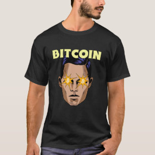 Bitcoin Laser Eyes (BTC Statement & Graphic) T-Shirt