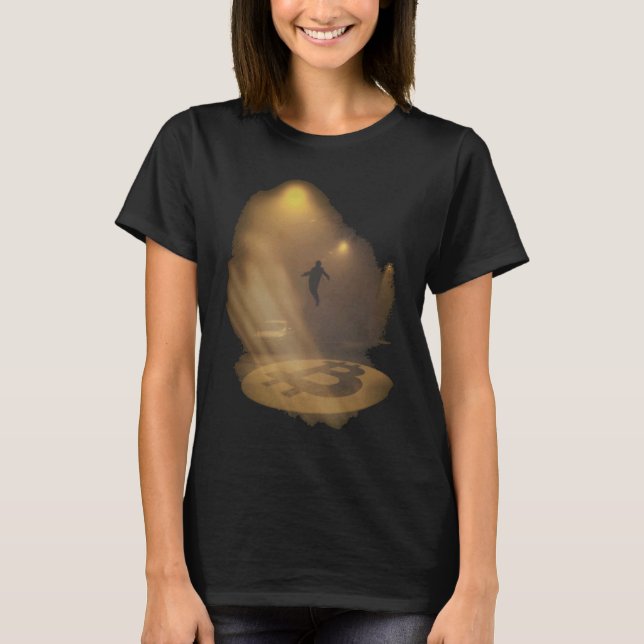 Bitcoin Light Hope Resolution Angel Dream T-Shirt (Front)