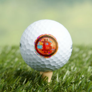 Bitcoin Logo Golf Balls