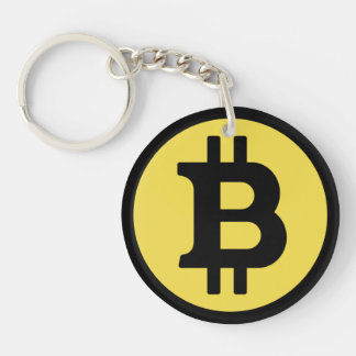 Bitcoin Logo Key Chain