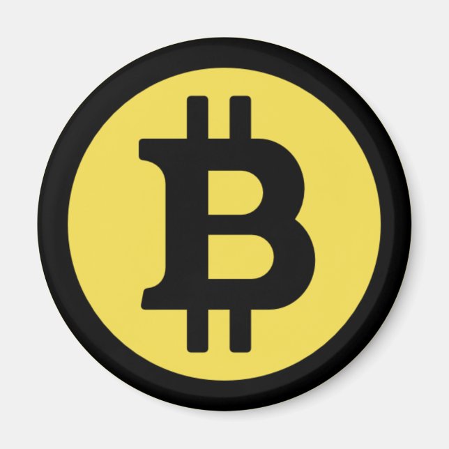 Bitcoin Logo Magnet (Front)