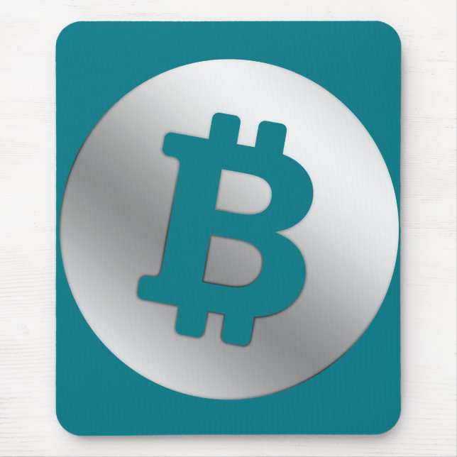 Bitcoin logo mouse pad (Front)