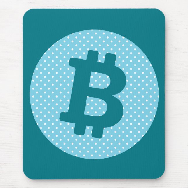 Bitcoin logo mouse pad (Front)