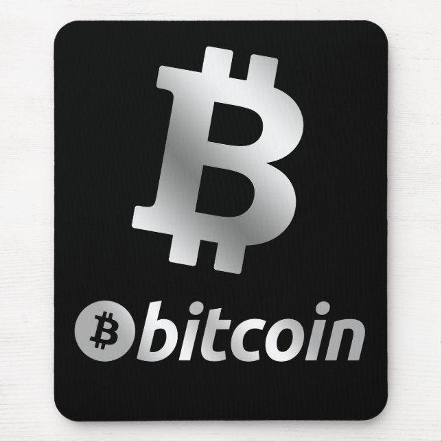 Bitcoin logo mouse pad (Front)