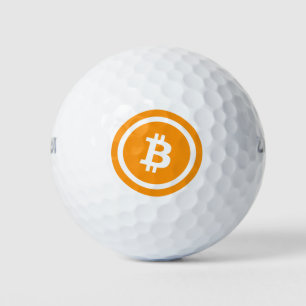 Bitcoin Logo Symbol Crypto Golf Ball Golfing Balls