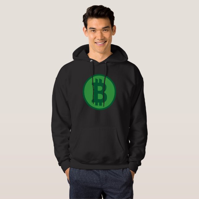 Bitcoin Logo Symbol Cryptocurrency Crypto Hoodie (Front Full)