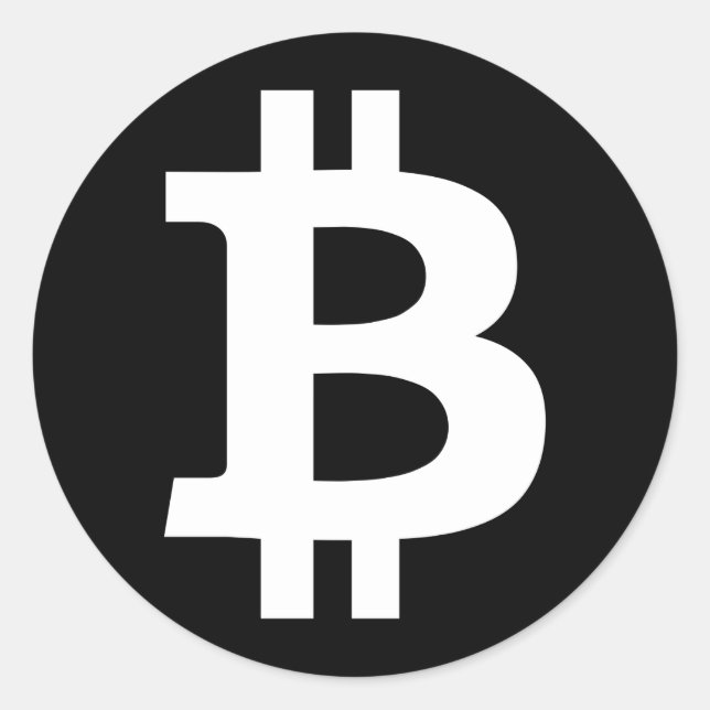 Bitcoin Logo Symbol Cryptocurrency Crypto Sticker (Front)