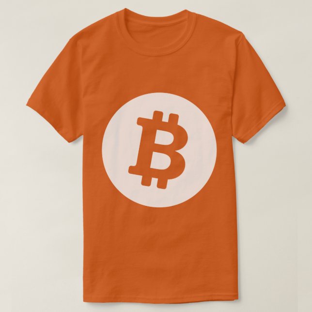 Bitcoin logo T-Shirt (Design Front)