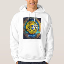 Bitcoin Logo Trending Mens T-shirt Printed Hoodies