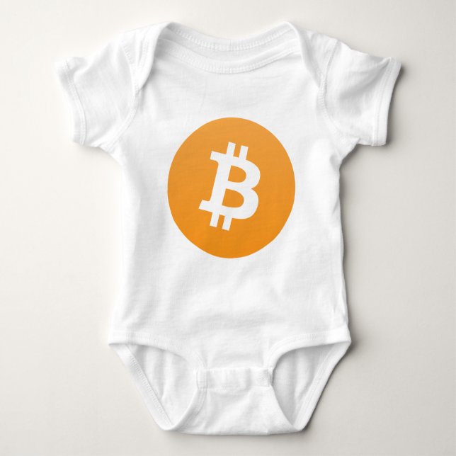 Bitcoin Lover Baby Bodysuit (Front)
