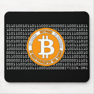 Bitcoin - M1 black cap Mouse Pad