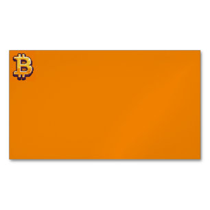 Bitcoin Magnetic Business Card