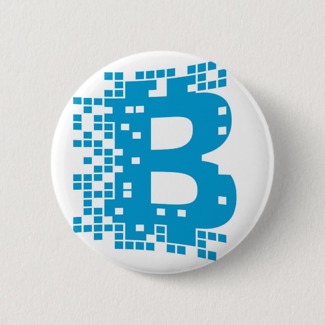 Bitcoin Merchandise 6 Cm Round Badge (Front)