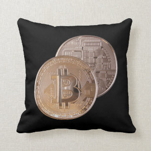 Bitcoin metallic made ​ ​ of copper. M1 Cushion