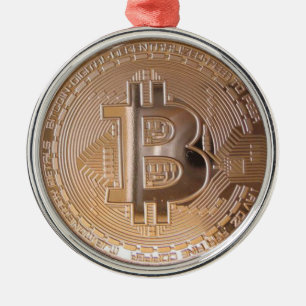 Bitcoin metallic made ​ ​ of copper. M1 Metal Tree Decoration