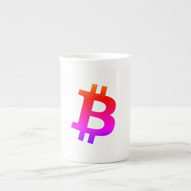 Bitcoin Miami Bone China Mug (Front)