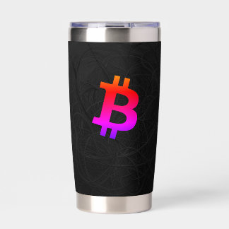 Bitcoin Miami Neuron Black Insulated Tumbler