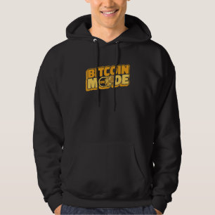 Bitcoin Mode On Blockchain Crypto Currency Bitcoin Hoodie