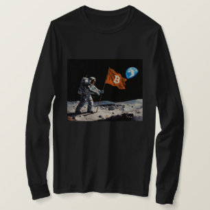 "Bitcoin Moon" Oil Painting #1 T-Shirt