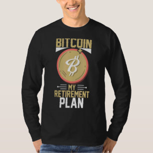 Bitcoin my retirement plan Retro Vintage Crypto 1 T-Shirt