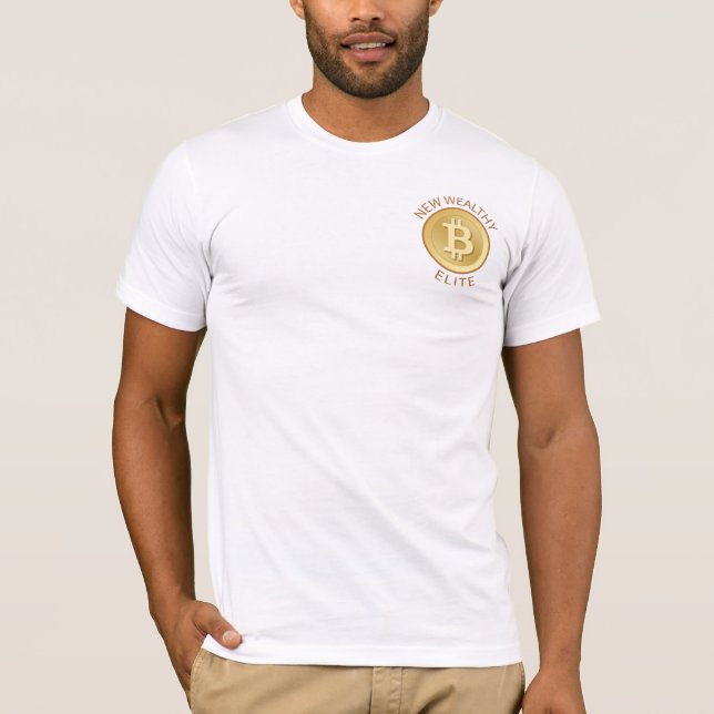 Bitcoin - New Wealthy Elite T-Shirt (Front)