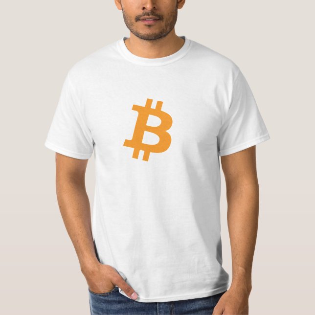 Bitcoin Orange B (LQ Shirt) T-Shirt (Front)