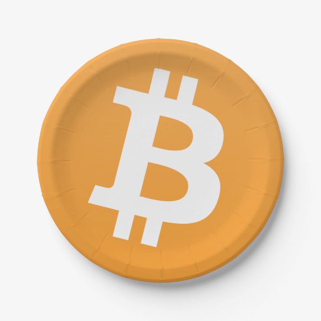 Bitcoin Paper Plate (Front)