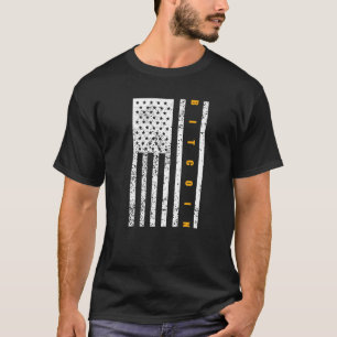 Bitcoin Patriotism Patriotic American Flag Proud P T-Shirt