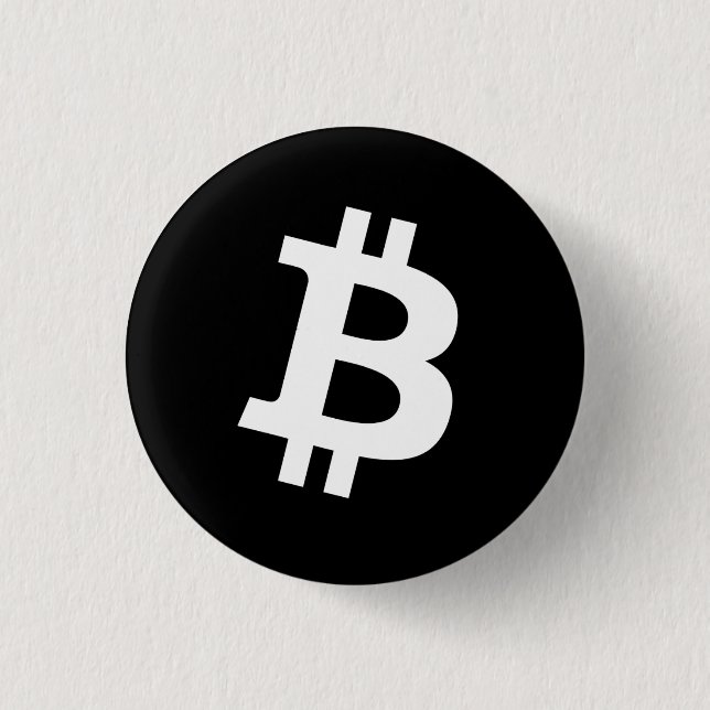 Bitcoin Pin Button (Small) (Front)