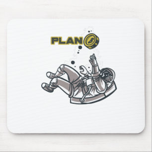 Bitcoin Plan B Astronaut Mouse Pad