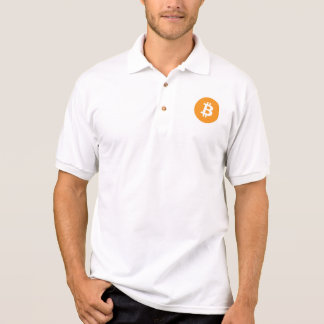 Bitcoin Polo Shirt; Men's  Shirt