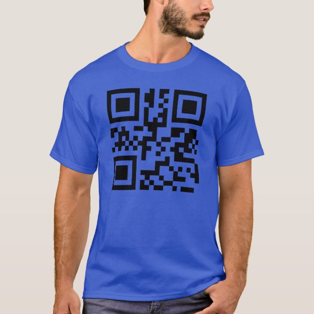 BITCOIN QR CODE T-Shirt (Front)