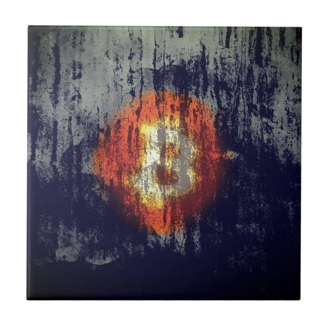 Bitcoin Resilient Art Tile (Front)