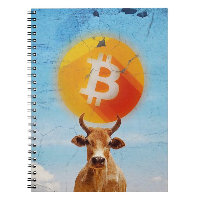Bitcoin Resilient Bull Notebook (Front)