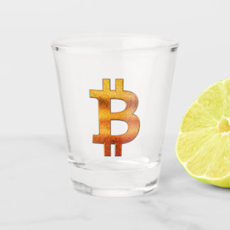 Bitcoin Retro Shot Glass