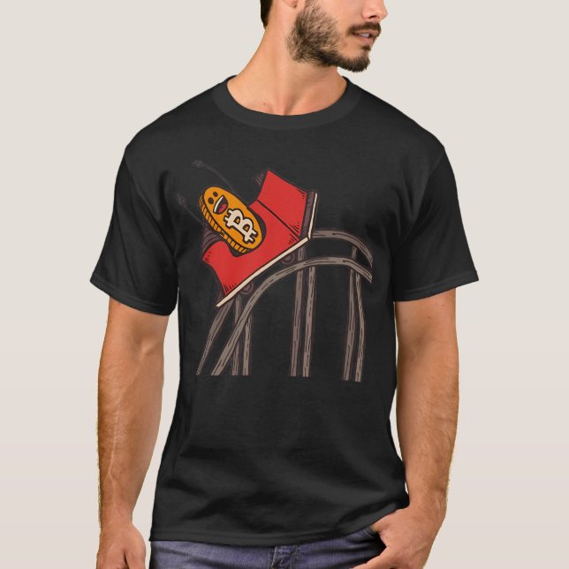 Bitcoin Roller Coaster T-Shirt (Front)