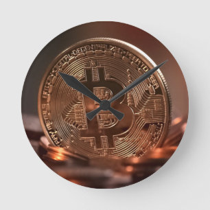 Bitcoin Round Clock