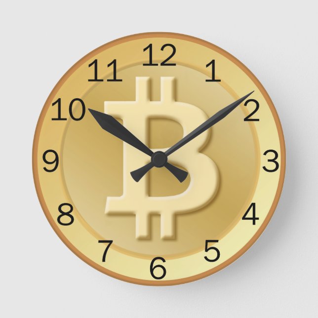 Bitcoin Round Clock (Front)