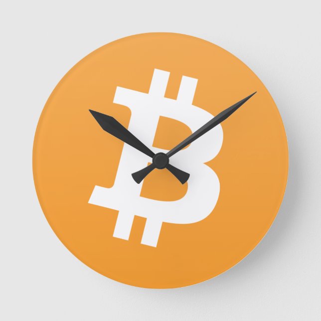 Bitcoin Round Clock (Front)