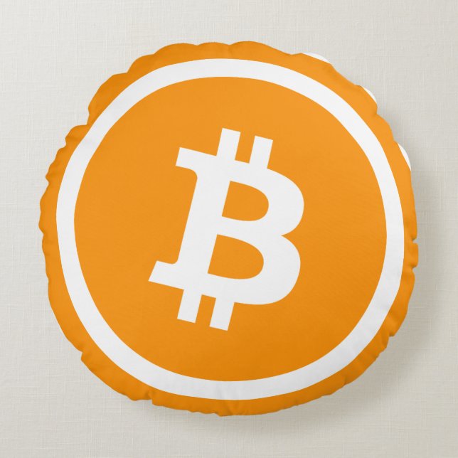 Bitcoin Round Cushion (Front)
