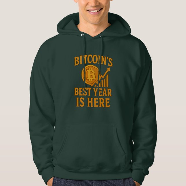 Bitcoin’s Best Year Hoodie (Front)