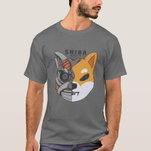Bitcoin Shiba Inu HODL Coin Token Design T-Shirt